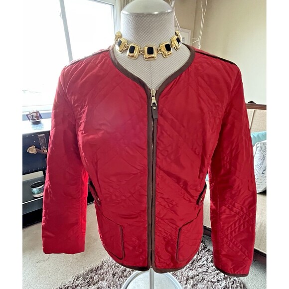 CHARTER CLUB Women's Quilted Travel Front Zip Jacket with Pockets XL Cozy Chic - Picture 2 of 10